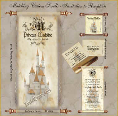 fairy tale wedding invitations