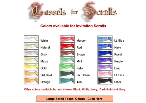 small scroll tassels